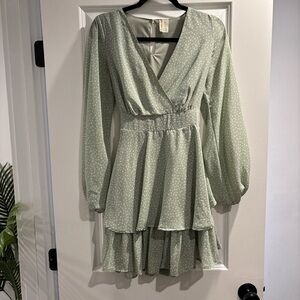 Women’s green dress
